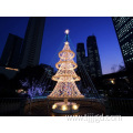 Gold LED Glow Christmas Tree